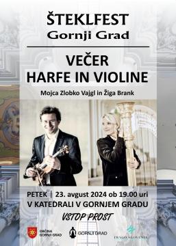02_Plakat_Steklfest_SRA3_VECER HARFE IN VIOLINE_KR